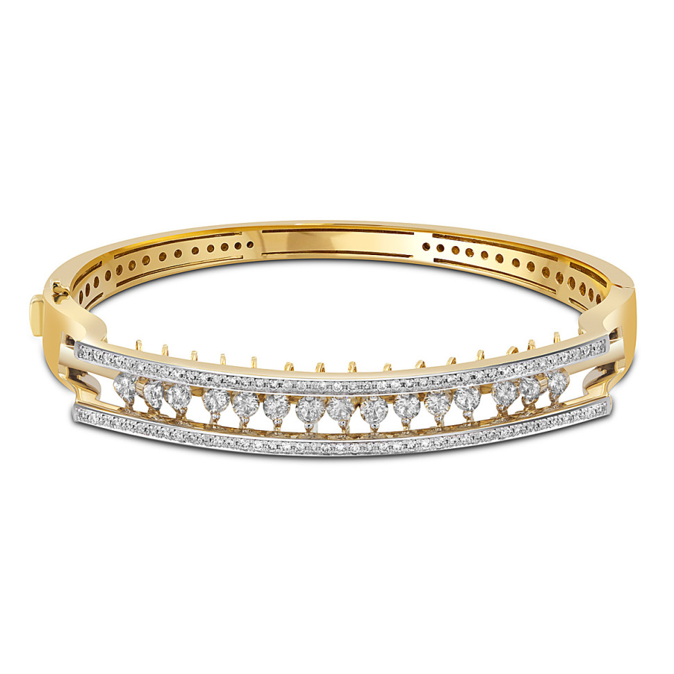 Браслет из жёлтого золота с  