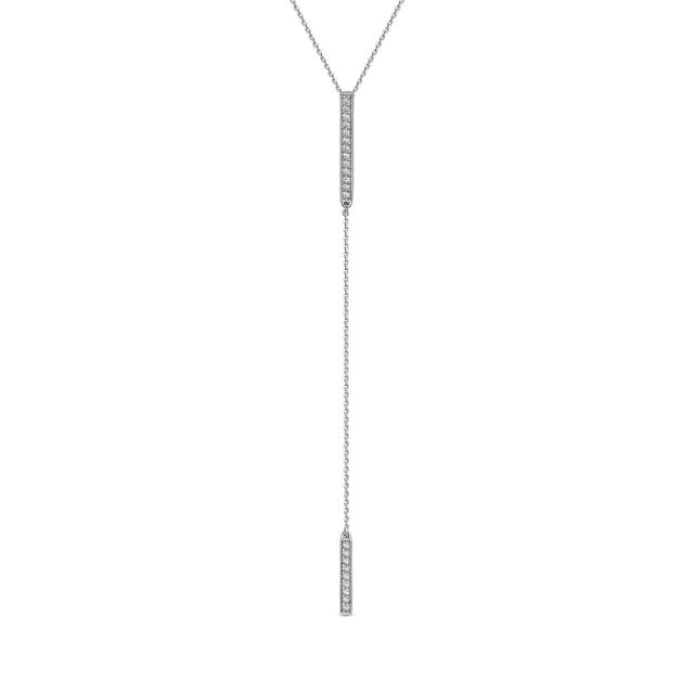 Колье из платины с бриллиантами (058545)