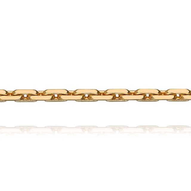 Цепь из жёлтого золота, плетение Якорное (045091)