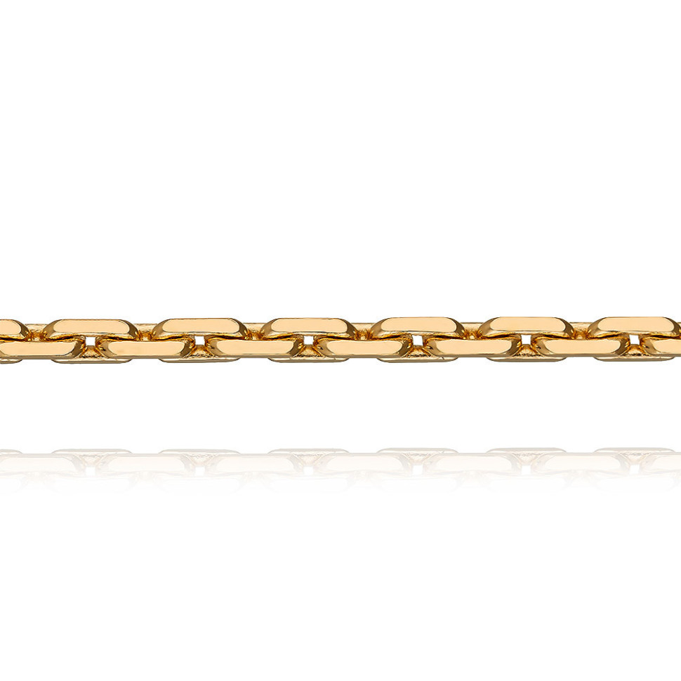Цепь из жёлтого золота, плетение Якорное (045091)