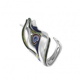 Кольцо из серебра с эмалью "Graziella" (038644)
