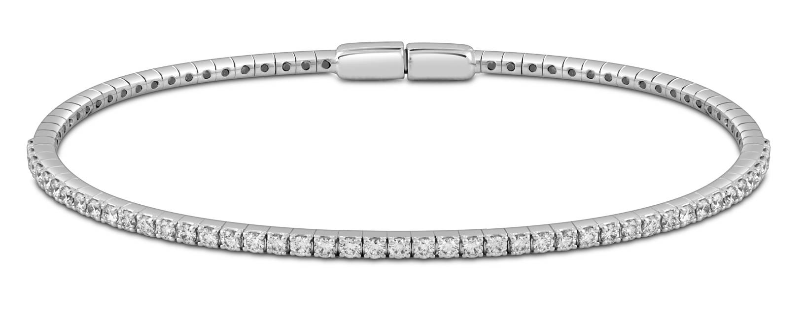 Браслет из белого золота с бриллиантами "Crivelli" (051801)