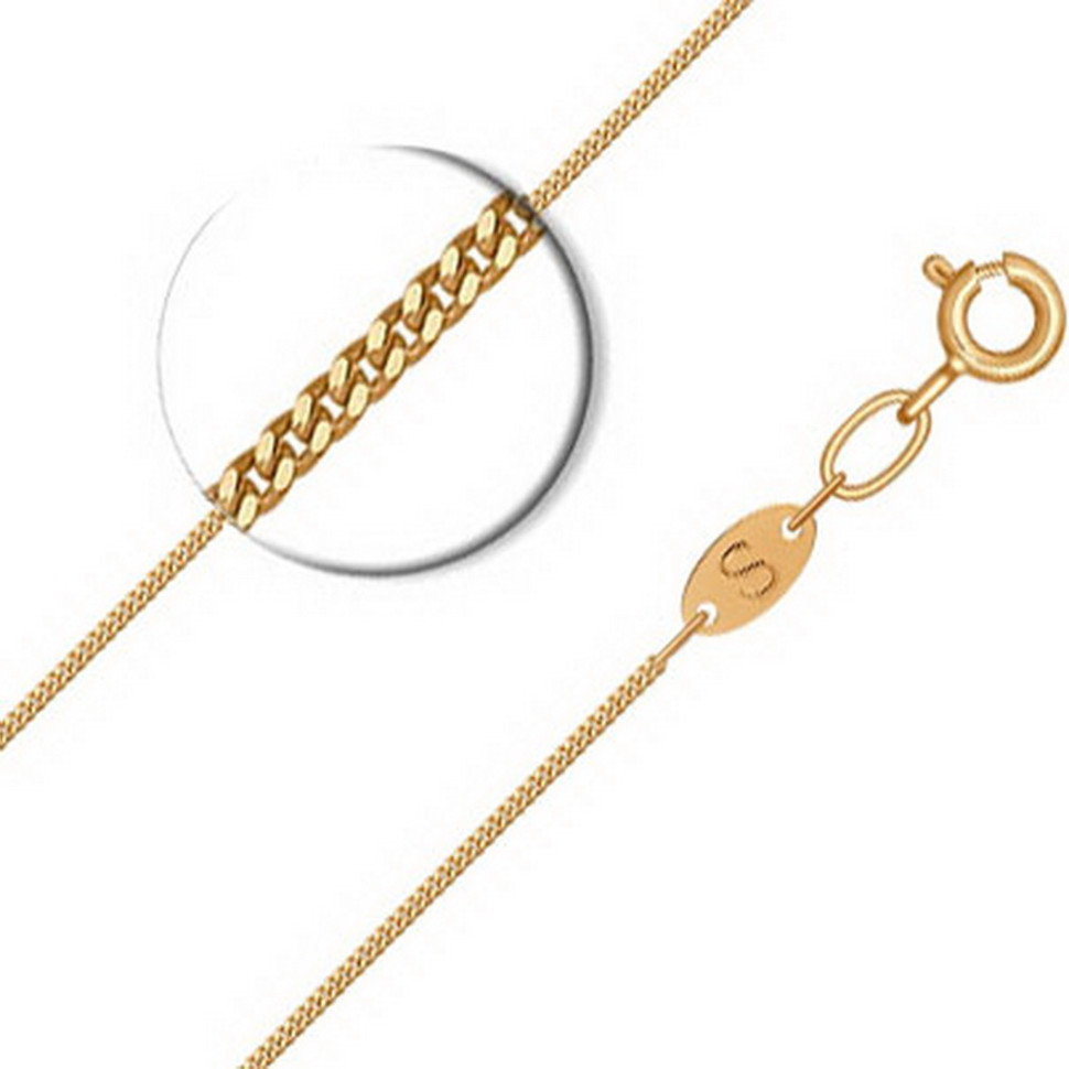 Цепь из красного золота (037166)