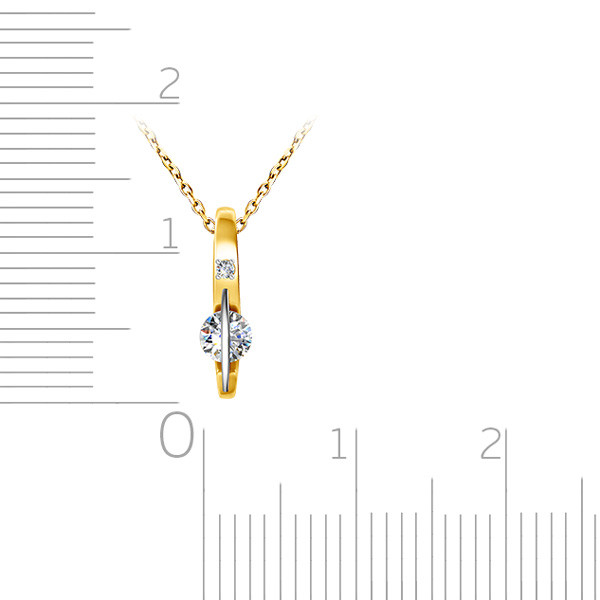 Колье из жёлтого золота 