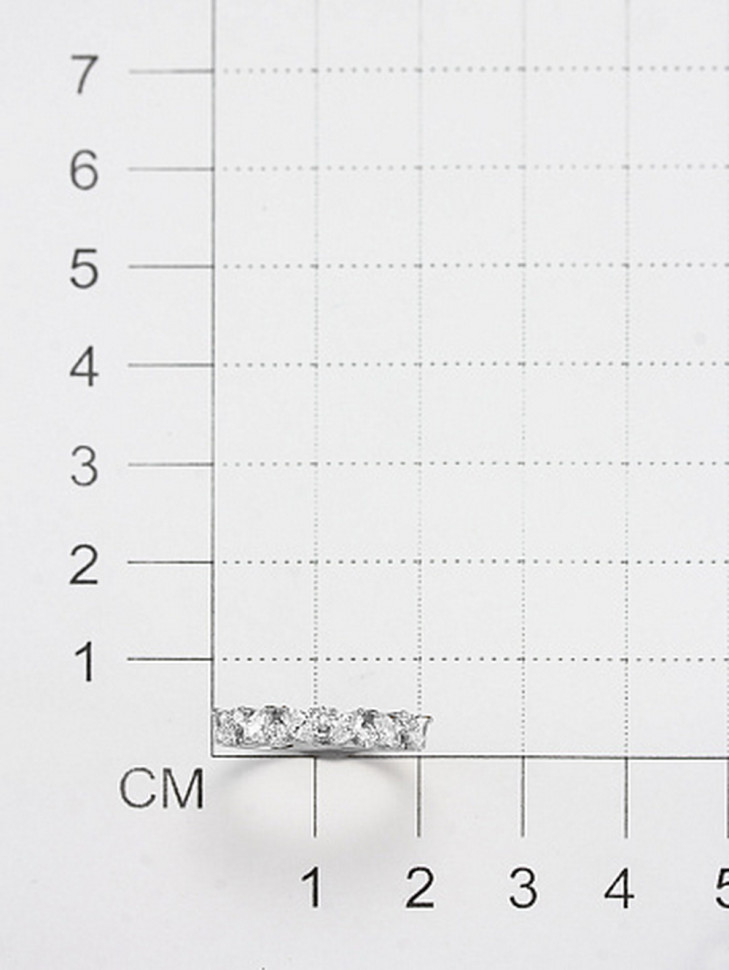 Кольцо из белого золота с бриллиантами (053685)