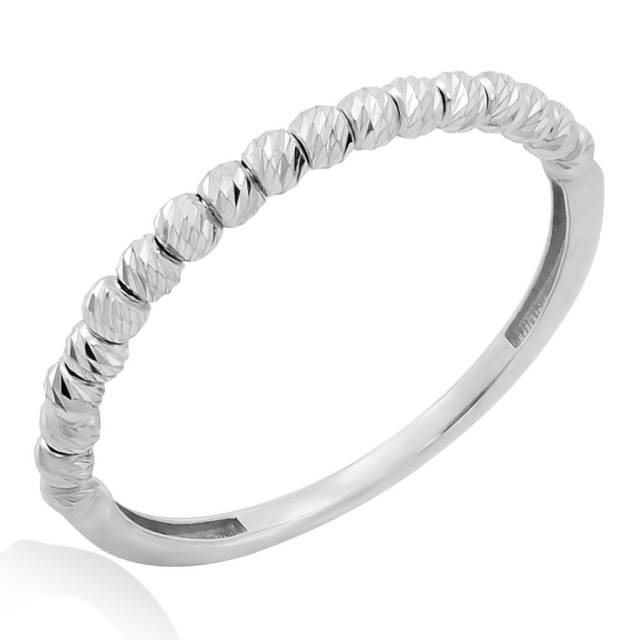 Кольцо из белого золота (054273)