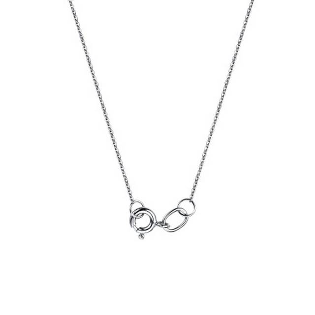 Колье из комбинированного золота с бриллиантами и сапфирами (050231)