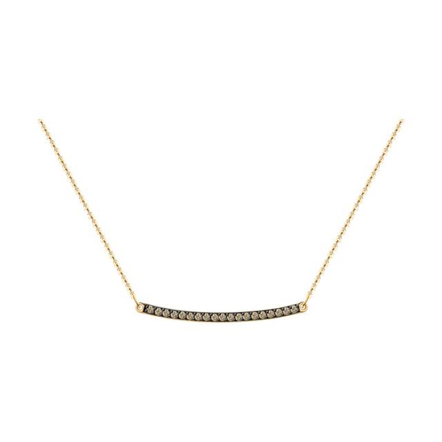 Колье из красного золота с бриллиантами (045242)