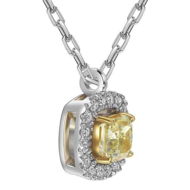 Колье из белого золота с бриллиантами (063509)