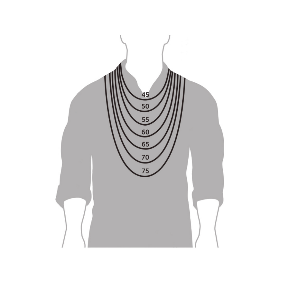 Цепь из красного золота, плетение якорь (054341)