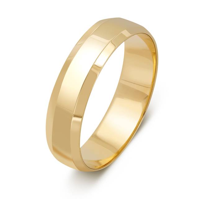 Обручальное кольцо из жёлтого золота (047360)