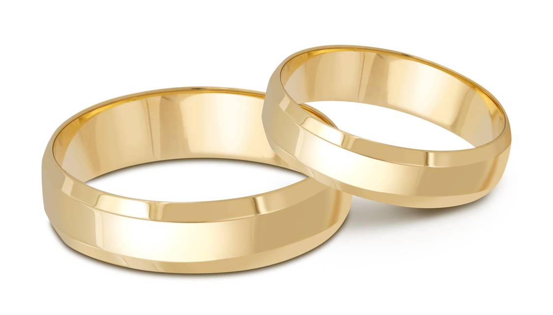 Обручальное кольцо из жёлтого золота (047360)