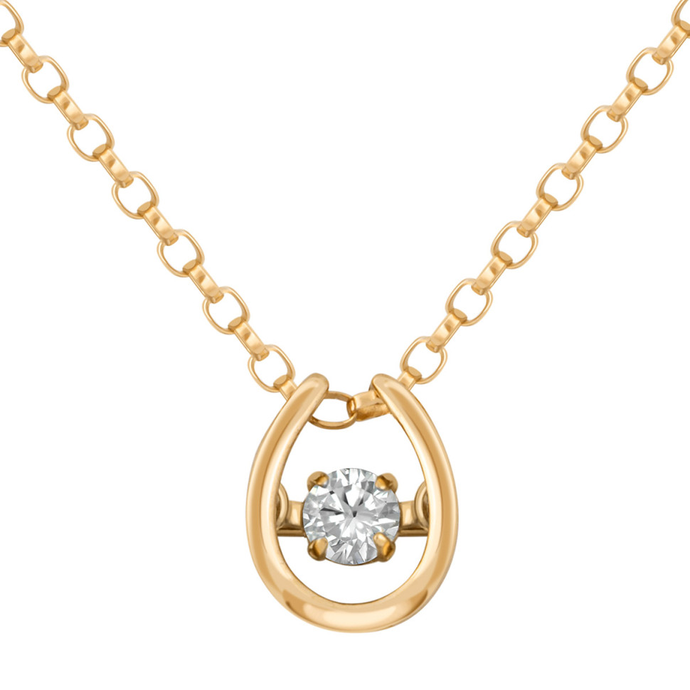 Колье из жёлтого золота с 