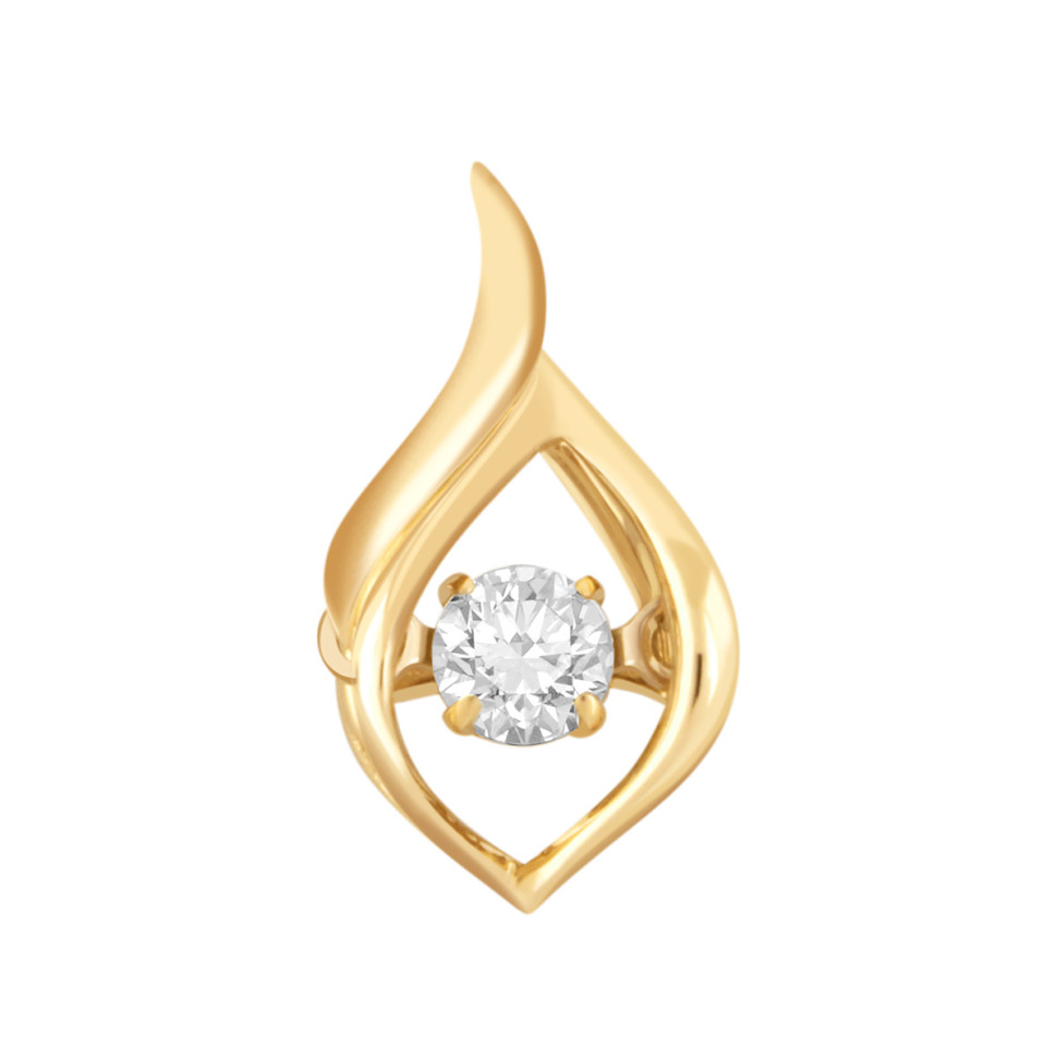 Кулон из жёлтого золота с 