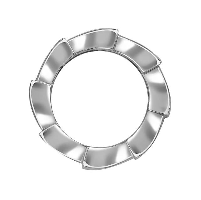 Кулон из белого золота с бриллиантами (060926)