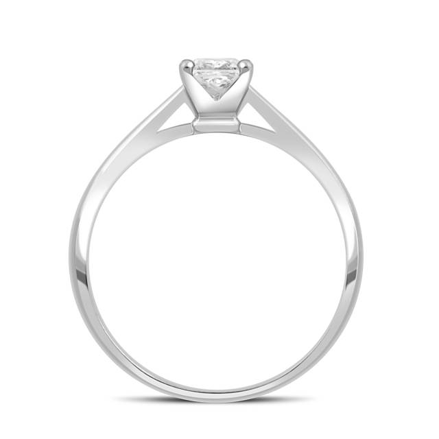 Помолвочное кольцо из платины с бриллиантом (051297)