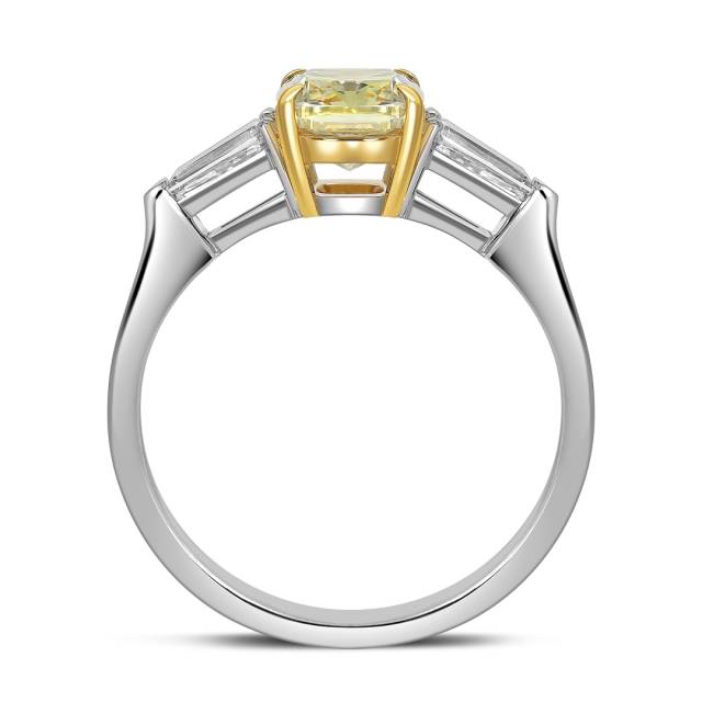 Кольцо из белого золота с бриллиантами (063053)