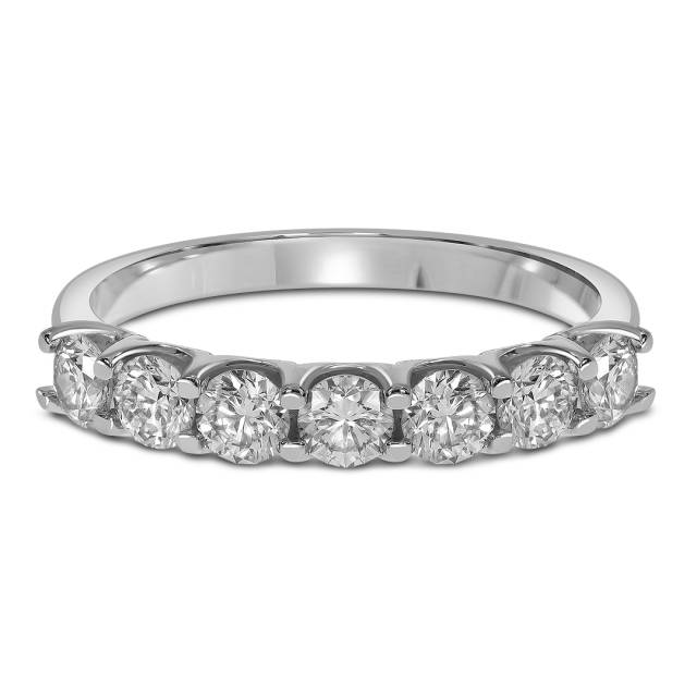 Кольцо из белого золота с бриллиантами (054524)