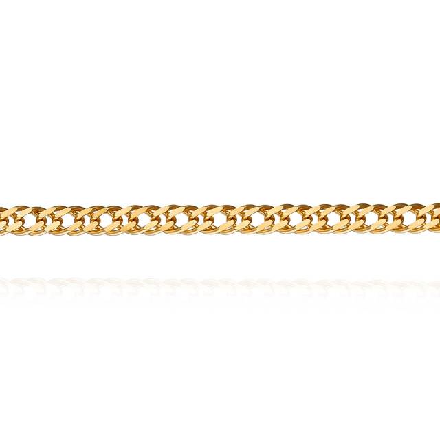 Цепь из жёлтого золота, плетение Ромб (045092)