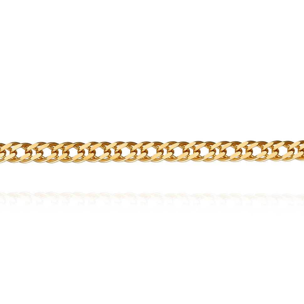 Цепь из жёлтого золота, плетение Ромб (045092)