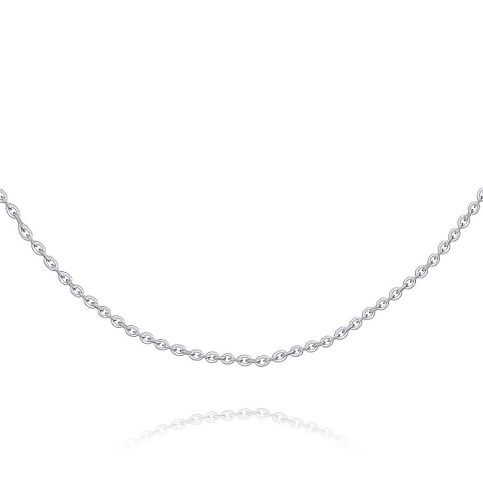 Цепь из белого золота, плетение Якорное (046063)