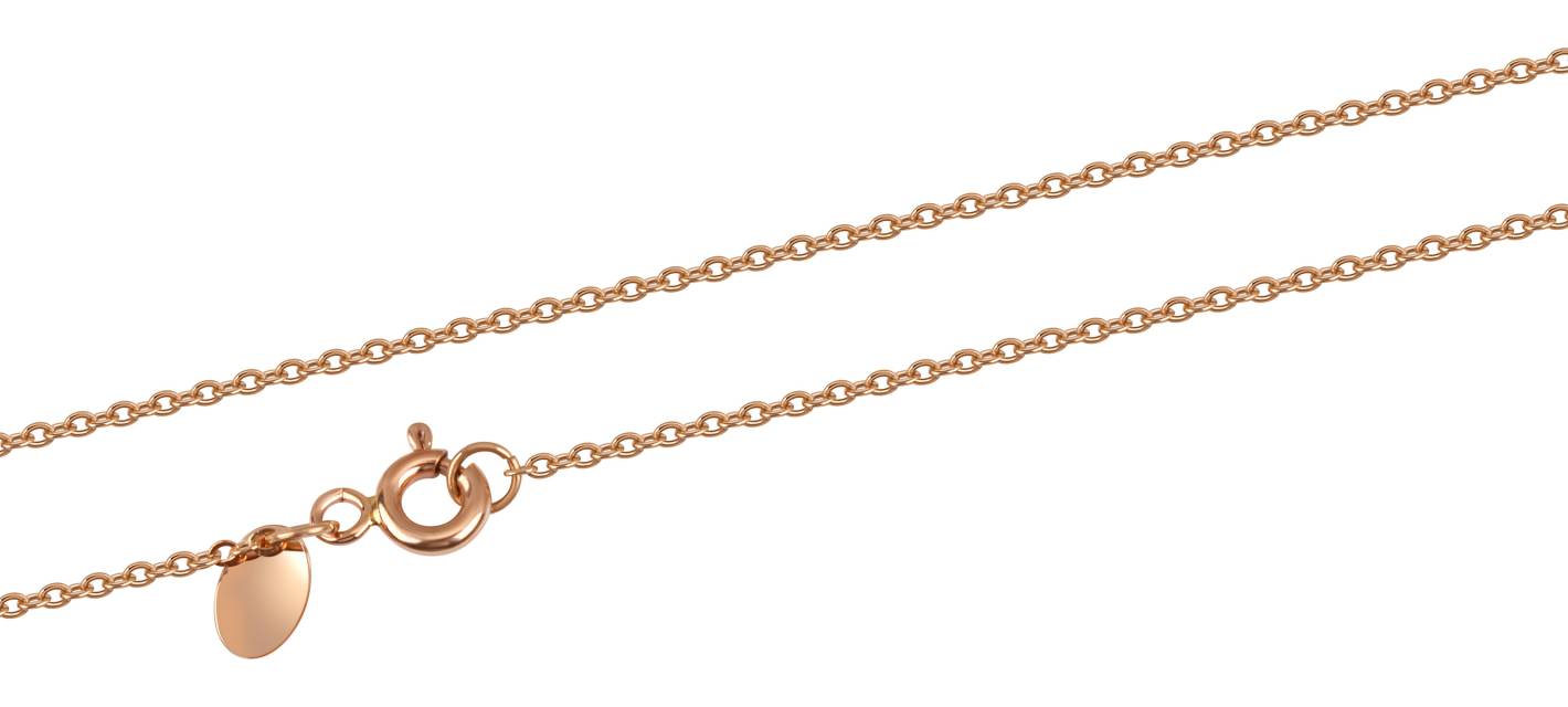 Цепочка из красного золота, плетение "Якорное" (039035)
