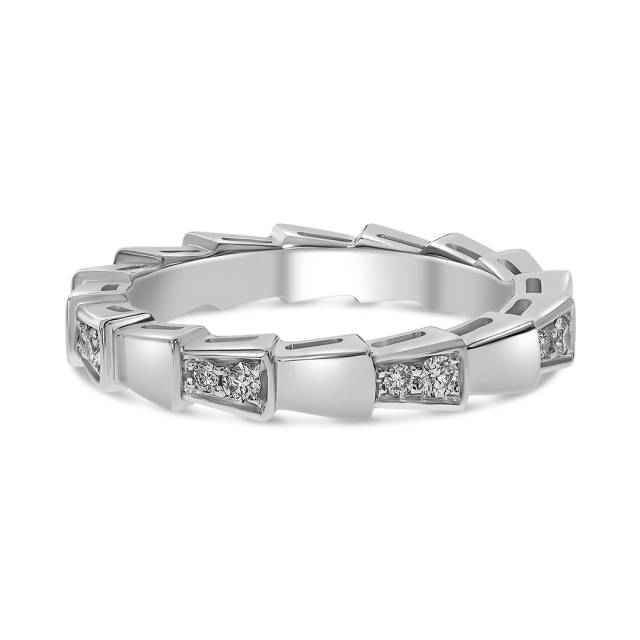 Кольцо из белого золота с бриллиантами (059237)