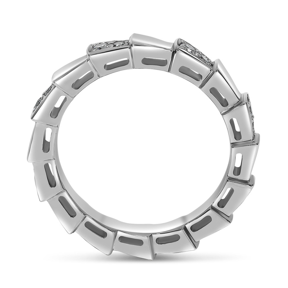 Кольцо из белого золота с бриллиантами (059237)