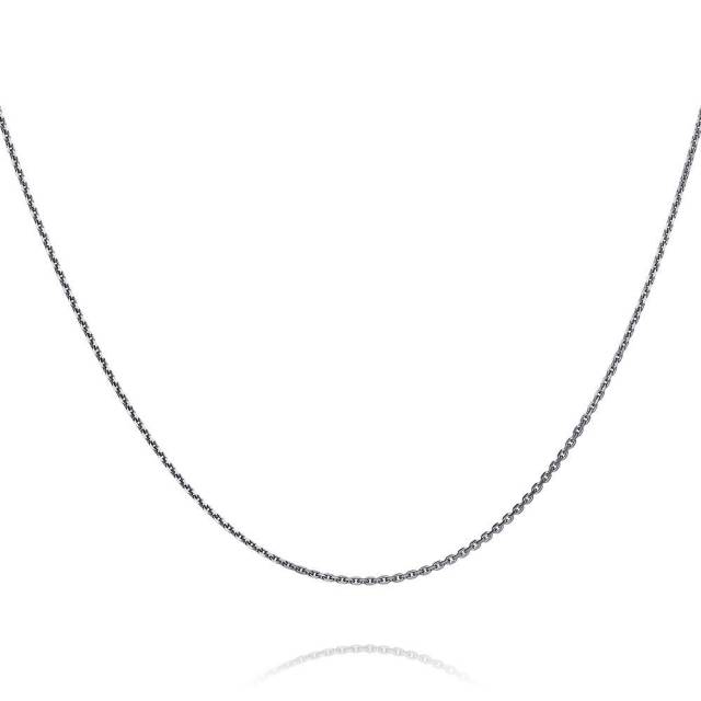 Цепь из белого золота, плетение Якорное (029494)