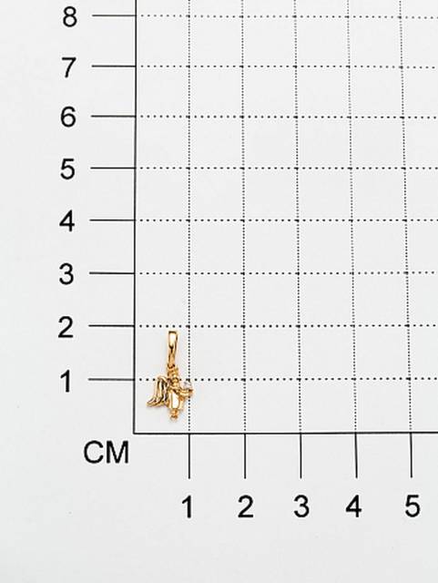 Кулон из красного золота с бриллиантом "Ангел" (050251)
