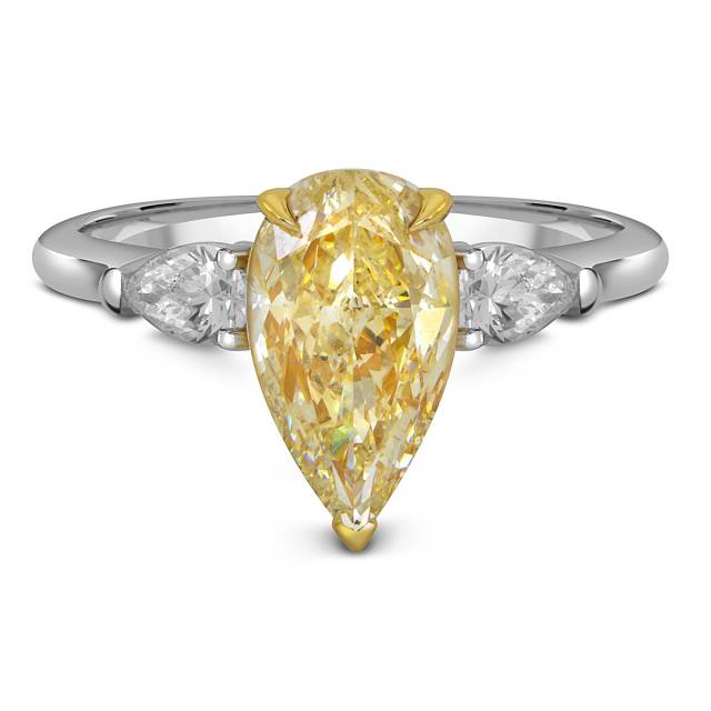 Помолвочное кольцо с бриллиантами (059143)