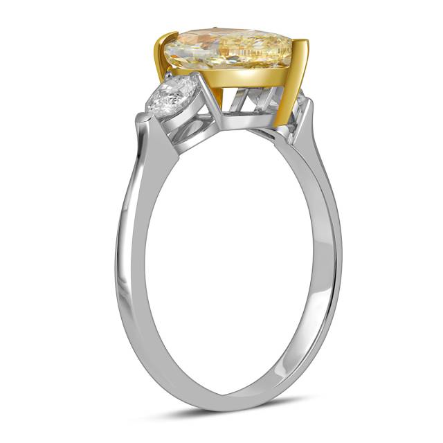 Помолвочное кольцо с бриллиантами (059143)