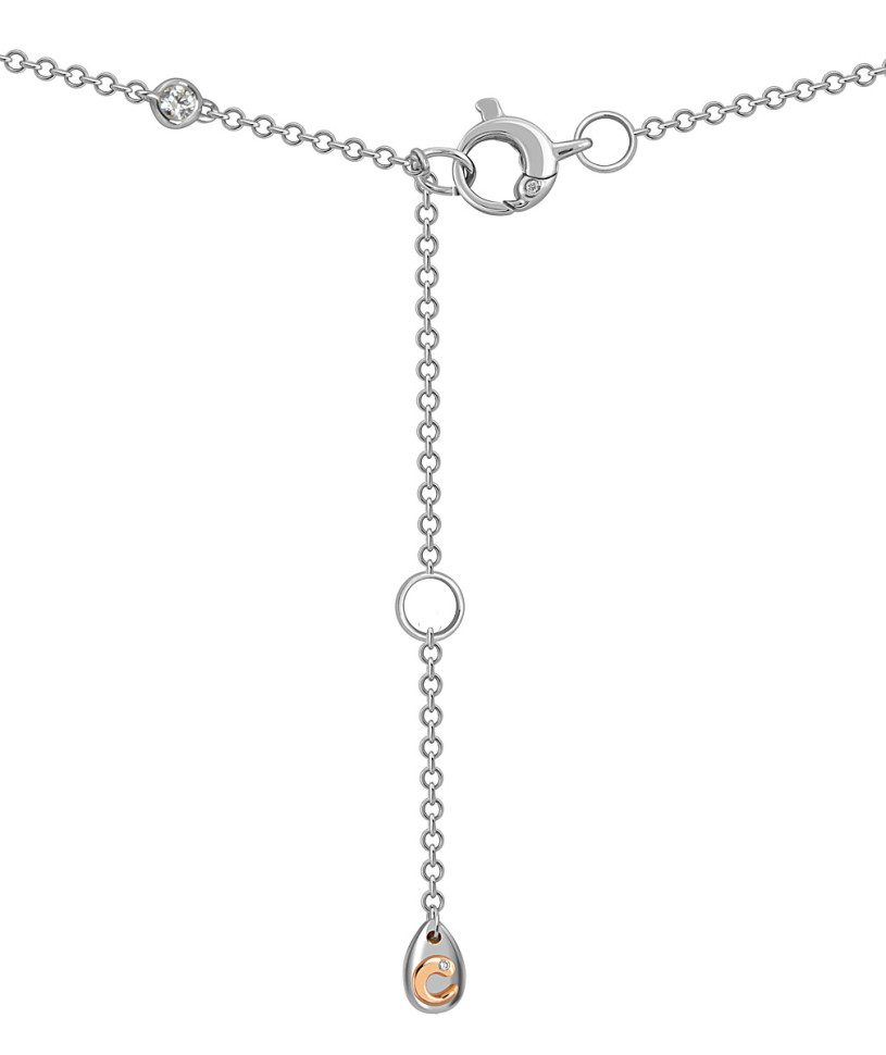 Колье из белого золота с бриллиантами  