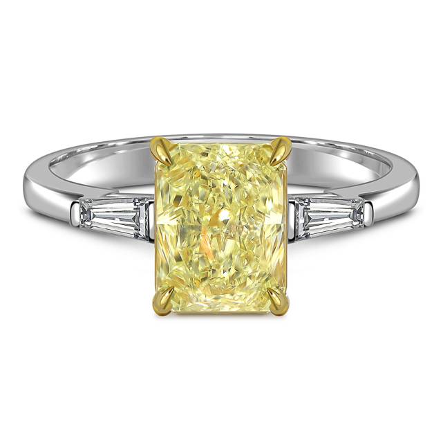 Помолвочное кольцо из белого золота с бриллиантами (059682)