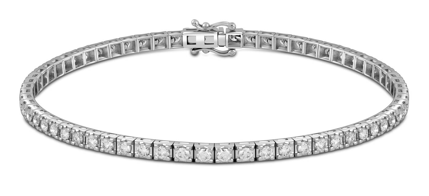 Браслет из белого золота с бриллиантами "Crivelli" (051797)