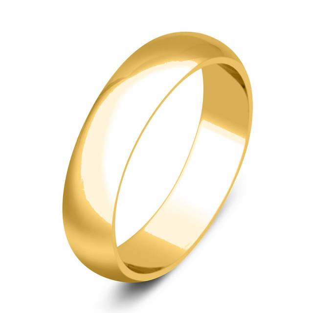 Обручальное кольцо из жёлтого золота (049712)
