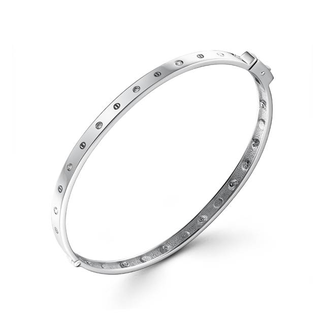 Браслет из белого золота с бриллиантами (059893)