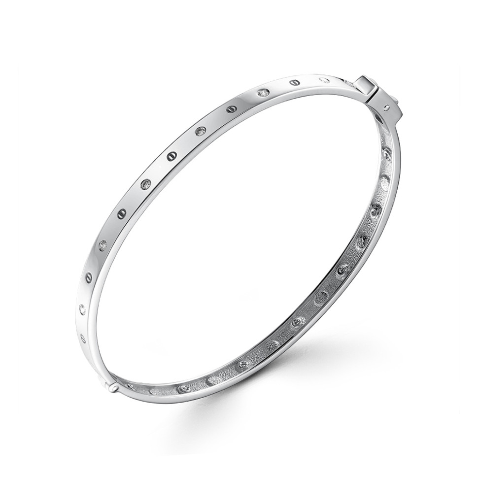 Браслет из белого золота с бриллиантами (059893)