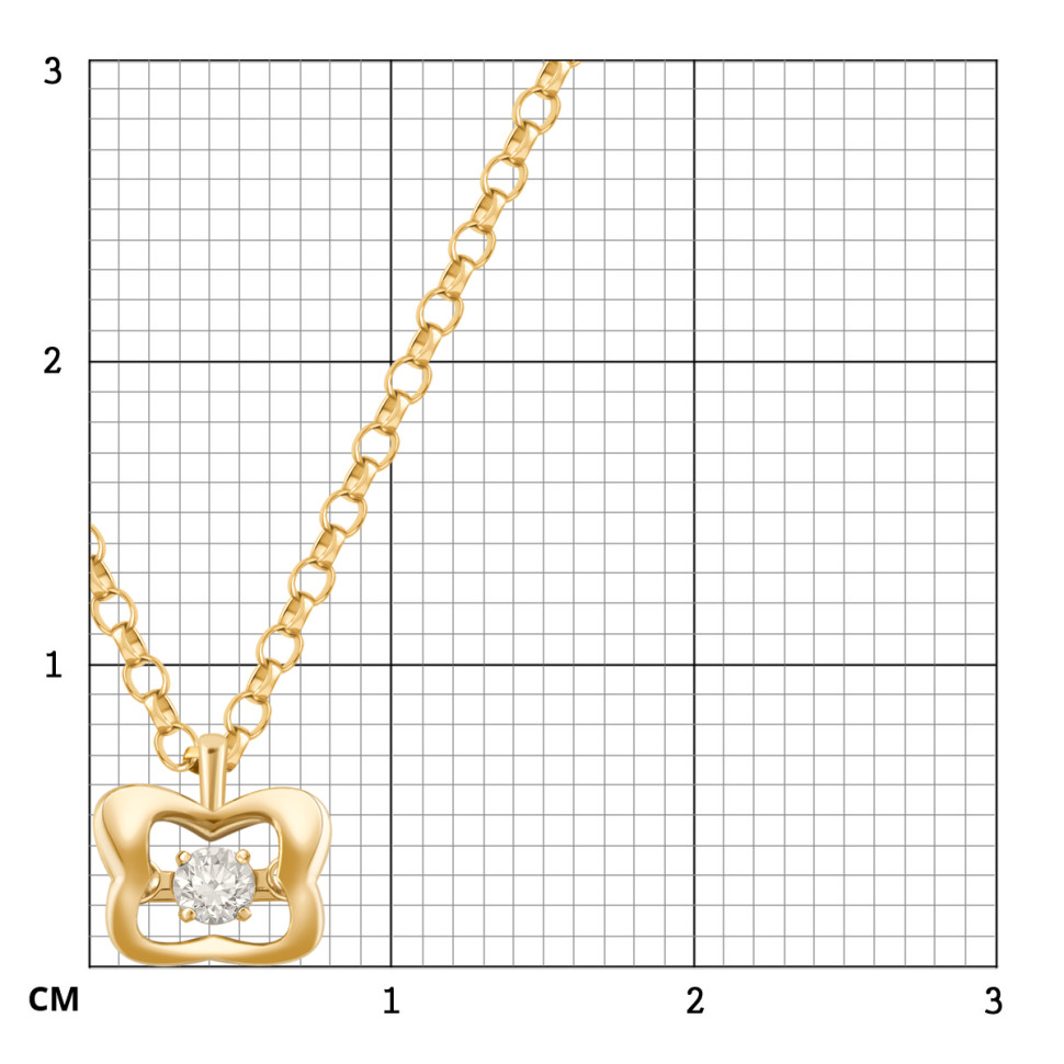 Колье из жёлтого золота с 