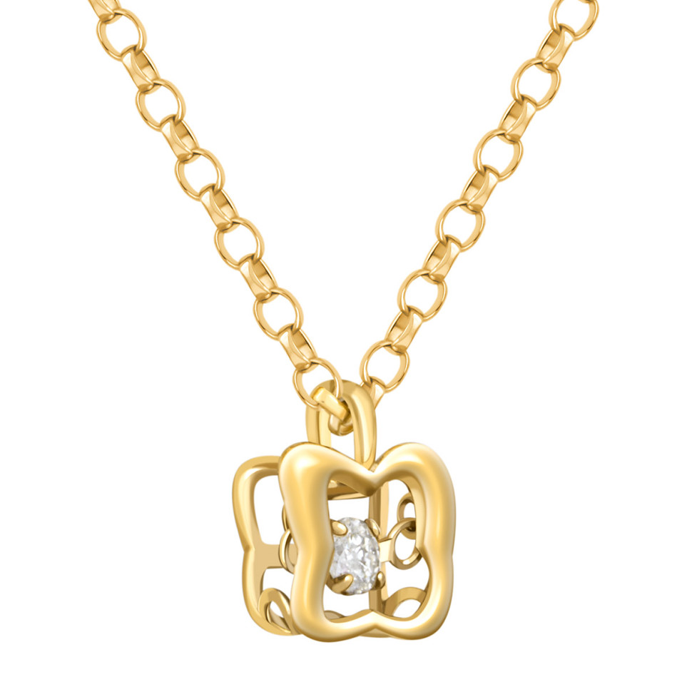 Колье из жёлтого золота с 