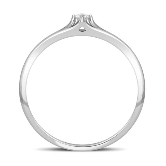 Помолвочное кольцо из белого золота с бриллиантом (032592)