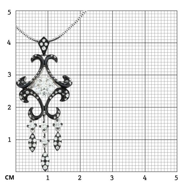 Колье с бриллиантами (012617)