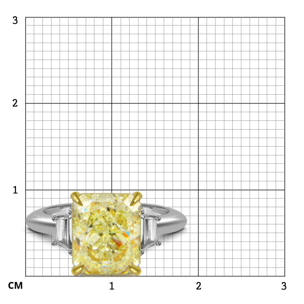 Помолвочное кольцо из белого золота с бриллиантами (059680)