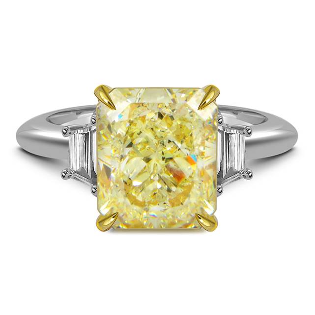 Помолвочное кольцо из белого золота с бриллиантами (059680)