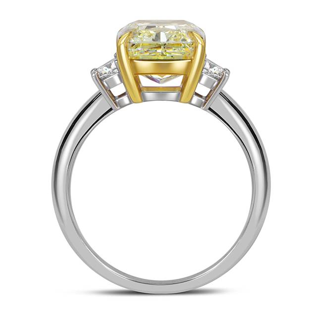 Помолвочное кольцо из белого золота с бриллиантами (059680)