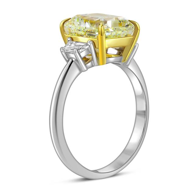 Помолвочное кольцо из белого золота с бриллиантами (059680)