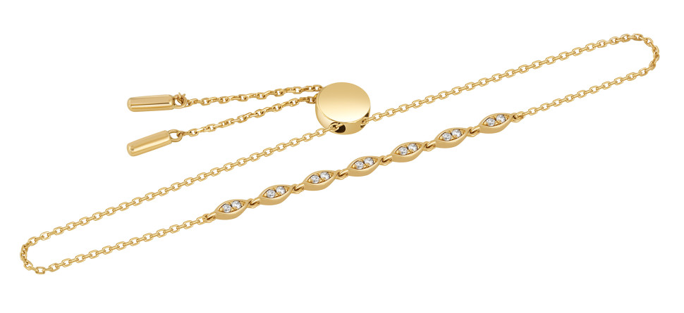 Браслет из жёлтого золота с бриллиантами (048480)