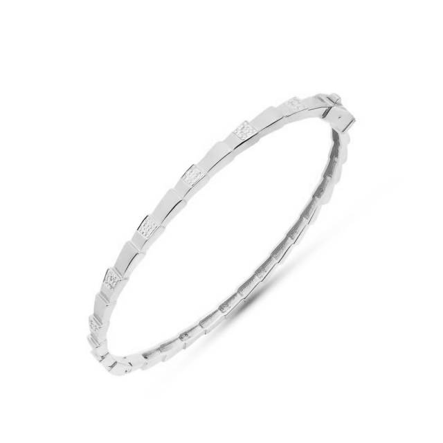 Браслет из белого золота с бриллиантами (059890)