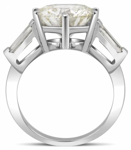 Помолвочное кольцо из белого золота с бриллиантами 18.0