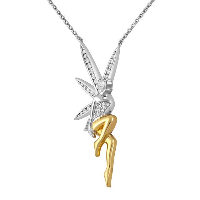 Колье из комбинированного золота с бриллиантами (048067)